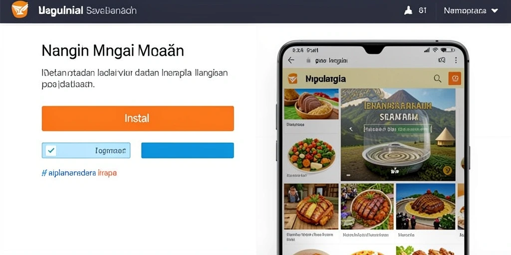 Tampilan awal yang menarik dengan karakter ikonik.