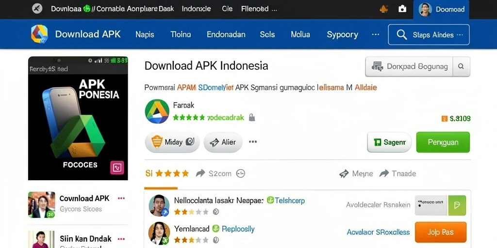 Tampilan antarmuka pengguna yang menarik.