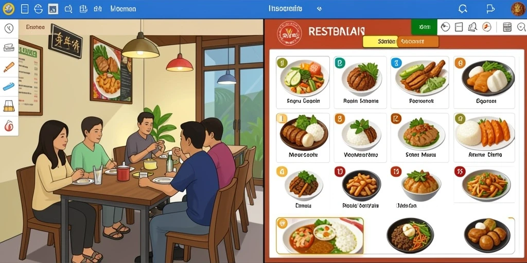 Tampilan antarmuka yang intuitif dan menarik.