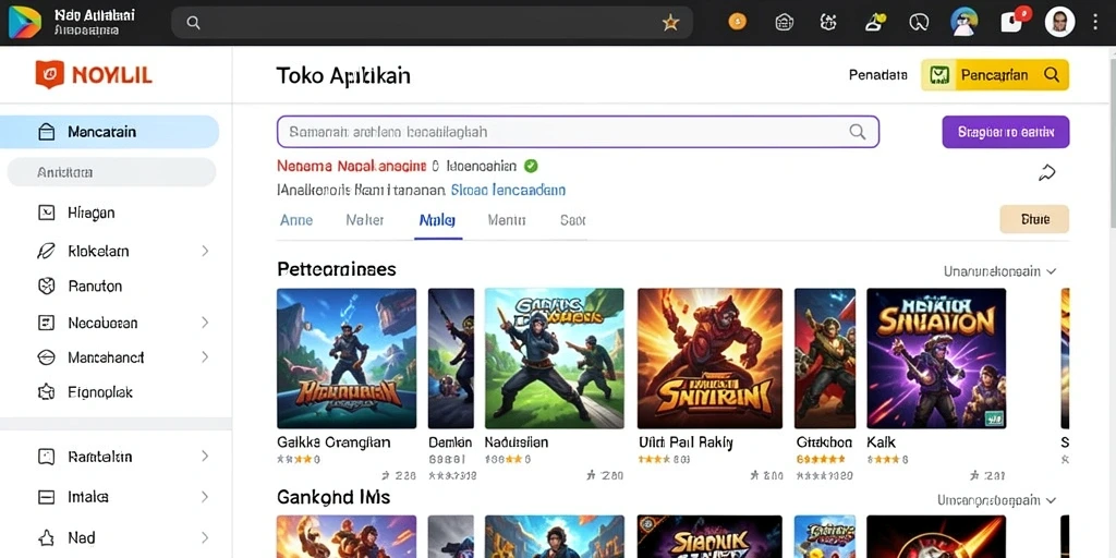 Tampilan antarmuka yang ramah pengguna dan mudah dinavigasi.