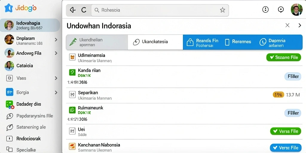 Tampilan antarmuka pengguna yang ramah.
