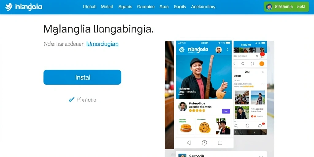 Tampilan awal game yang menarik dan penuh warna.