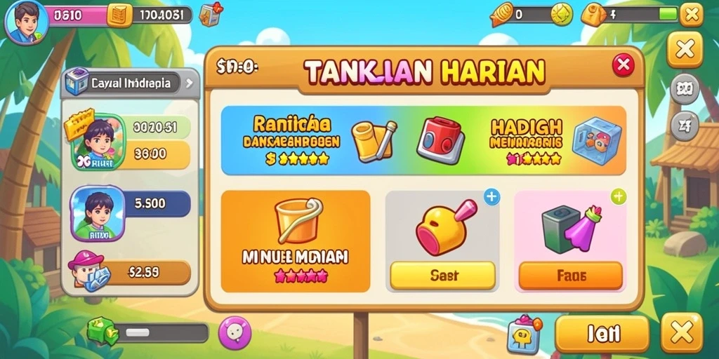 Tampilan awal MPO2121 dengan grafis menarik.