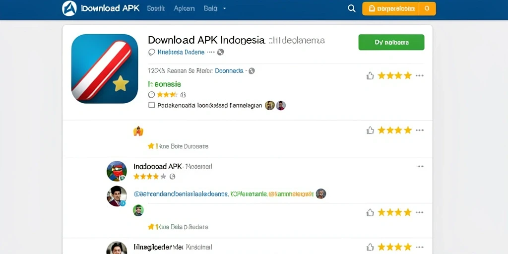 Tampilan antarmuka yang cerah dan menarik.