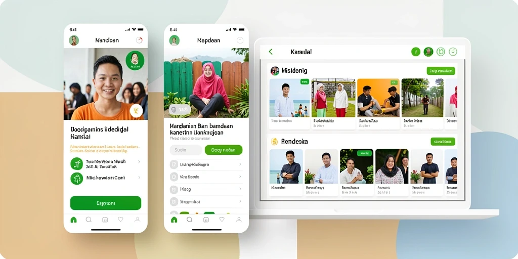 Tampilan level pertama yang penuh warna dan menarik.