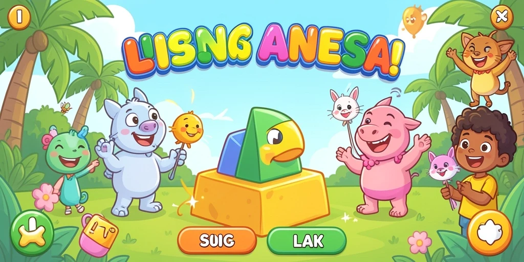 Tampilan antarmuka utama WAKTOGEL yang menarik.