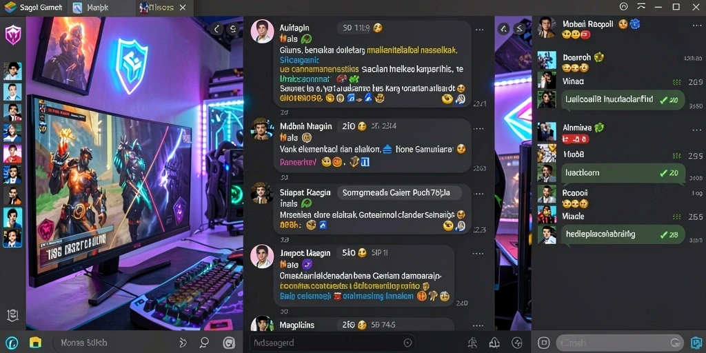 Screenshot aplikasi menunjukkan tampilan antarmuka permainan yang menarik.
