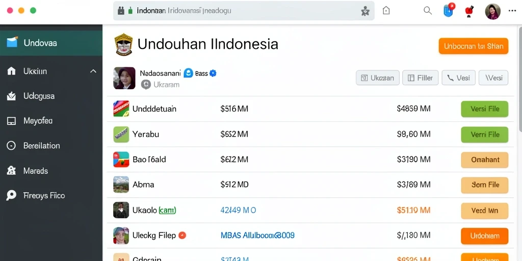 Tampilan layar awal dengan karakter utama dan latar belakang yang menakjubkan.